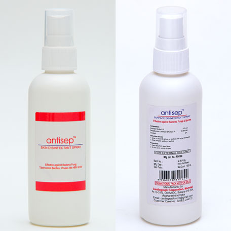Antisep Skin Disinfectant Sprays